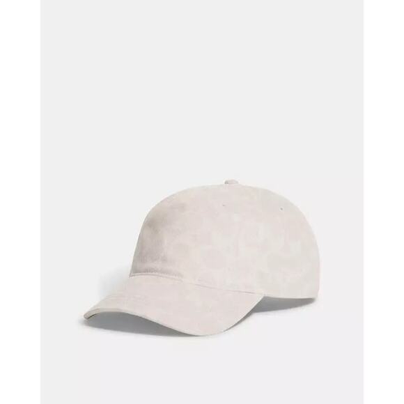 NWT Coach C Denim Signature Baseball Hat Color Chalk Adjustable Unisex CB704 main image 7